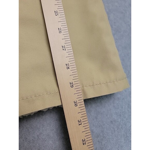 Vtg Lakeland Chore Jacket Mens 42 Brown Button Pockets Sherpa Lined Thrashed - Picture 14 of 16